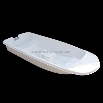 China Small Seawalker Canoe 3.65m Fiberglass Relaxing Portable Fishing Boat For Sale for sale