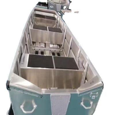 China Flat Bottom Aluminum Welding Aluminum Boat for sale