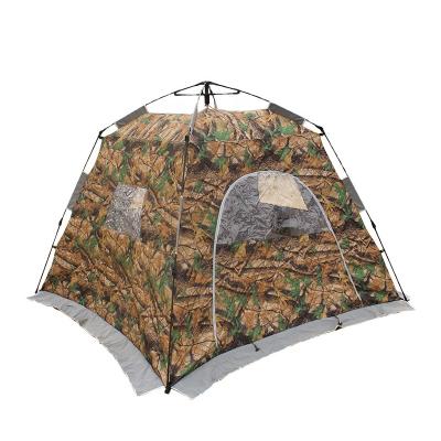 China 2021 Automatic Hydraulic Lever TWROAD Ice Fishing Tent Three-Seconds Expansion Tent Winter Opening Reflective Brand Fishing Tent for sale