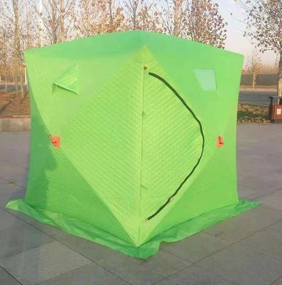 China Winter Quik-Opening Nail Snowfield Tent Party Pop Up Tent Ice Fishing Thermal Tent for sale