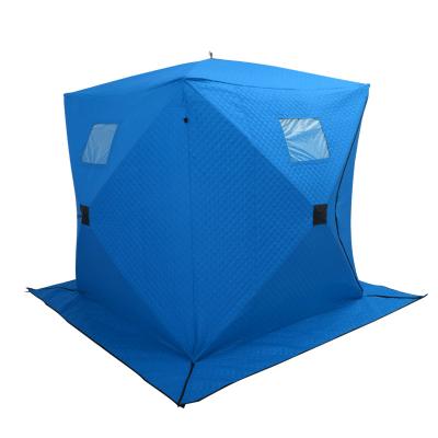 China Cold Proof Snow Field Nail Mountaineering Tent Ice Fishing Tent Insulated Tent Winter Military Army for sale