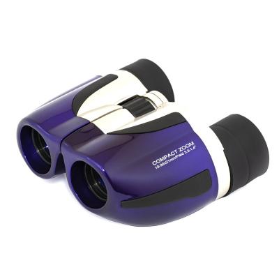 China Purple Blue 210g Compact Zoom Binoculars Magnification 10x To 40x for sale