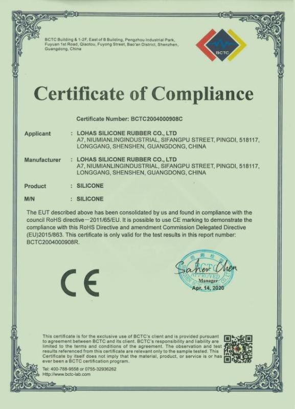 CE - Lohas Silicone Rubber Co., Ltd.