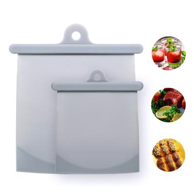 China Lohas Silicone Food Storage Bag Viable Reusable Fruit and Vegetable Bags Fresh Preservation Bag for Food for sale