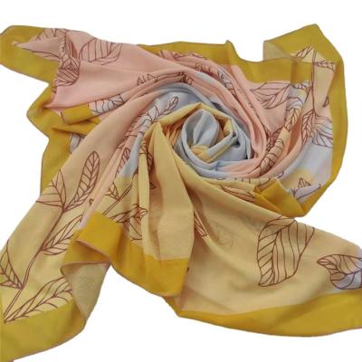 China Digital Printed Chiffon Hijabs 2022 New Design Fashion Hijab Scarf Ready To Ship Muslim Hijab For Women Popular In The Market for sale