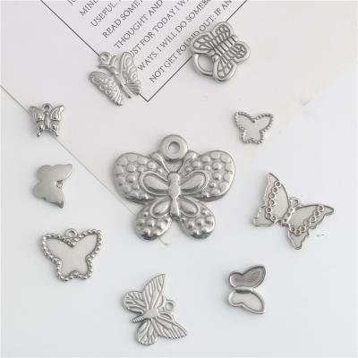 China Stainless Steel Butterfly Jewelry Pendant DIY Steel Accessories P52 for sale