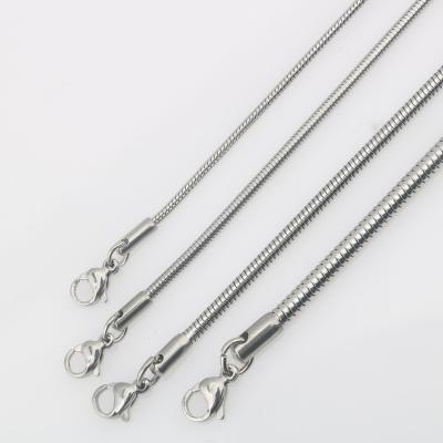 China Other stainless steel snake men's and women's soft round sweater necklace jewelry wholesale for sale