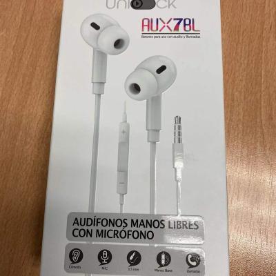 China AUX7N White In-ear Earphone for sale