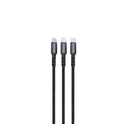 China New low thermal conductivity wire 5A nylon evolving braided usb fast charging funicular for sale