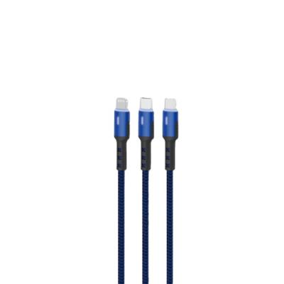 China New Low Thermal Conductivity Wire 5A Nylon Braided Quick Charging USB Cable for sale