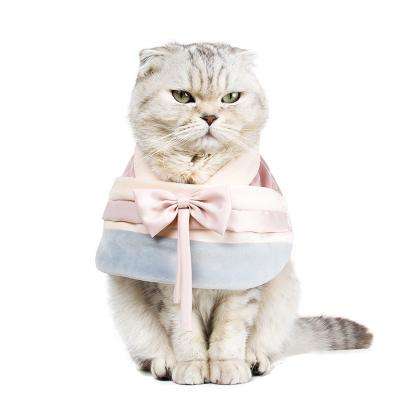 China Viable Grace Adjustable Cat Dog Puppy Bib Neck Accessories Pet Saliva Towel Neck Collar for sale