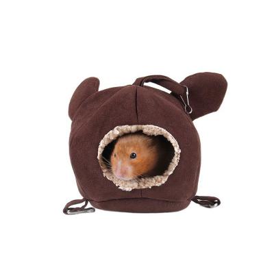 China Viable Cute Small Animals Hamster Guinea Pig Cotton Cage Hammock Warm Sleeping House Bed for sale