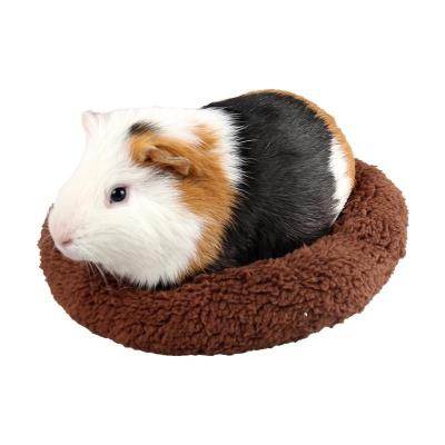 China Viable Soft Warm Small Animals Around Plush Nest Hamster Cozy Guinea Pig Mat Pad for sale