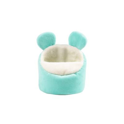 China Cute Viable Soft Small Pet Cotton Rest Nest Hamster Guinea Pig Cage Accessories Sleeping Bed for sale