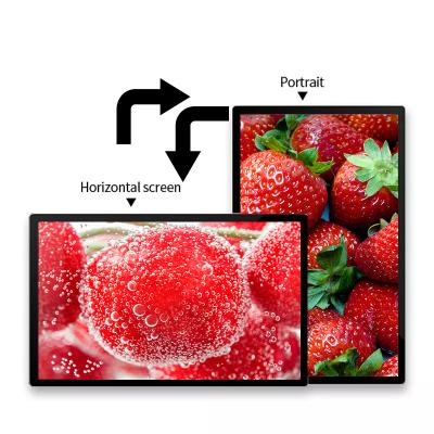 China Indoor Wall Mount Digital Signage Media Player 32 Inch LCD Advertising TV Screen Ultra Thin Display for sale