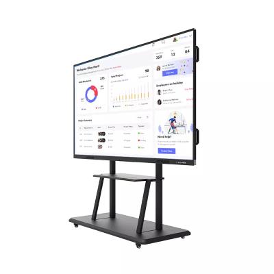 China LCD OS 55/65/75/86/98/100Inch Double Interactive Whiteboard Smart Touch Screen Board For Classroom 75inches for sale