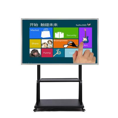 China 65 75 86 Inch 4K Interactive Flat Panel Touch Screen Panel Smart Whiteboard For Education And Meeting 75inches for sale