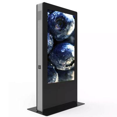 China 32 Inch LCD Display Floor Standing Outdoor Digital Signage Interactive Information Kiosk Advertising Screen for sale