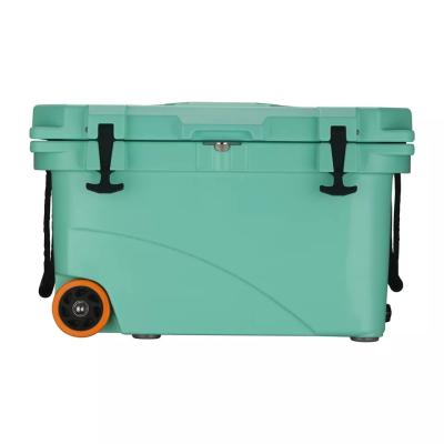 China Outdoor Camping LLDPE Rotomolded Cooler Box Food Container For Fishing Seafood Transportation for sale