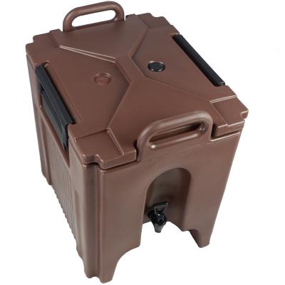 China Plastic 10 Gallon Geïsoleerde Drankautomaat voor Hete Koude Drank Te koop