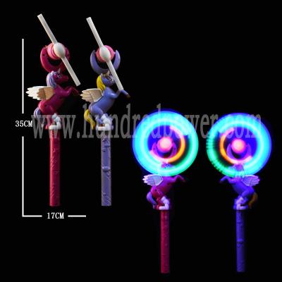 China Novelty Artwork Led Windmill Spinning Wand 5 LEDs 65x42x54 Cm Pegasus Shape for sale