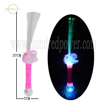 China Blinking  Colorful  Light Up Wand Toy LED Kids Flashing Dinosaur Wand for sale