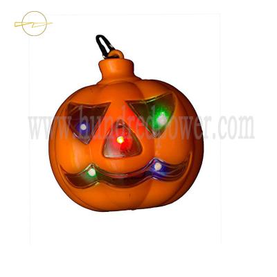 China Novelty Pumpkin Halloween Light Up Necklace Battery Operated Party Favor for sale