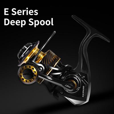 China HISTAR 5.2:1 Speed ​​Ratio 12KG Max Drag 1000 To 2000 Carbon Fiber Saltwater E Series Metal Deep Reel Fishing Reel E Series Deep Spinning Reel for sale