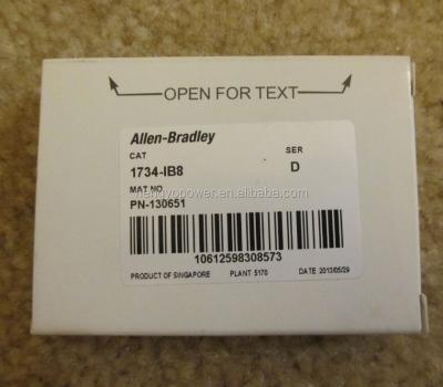 China Allen Bradley 24V DC 8 Channel Sink Input Module 1734IB8 1734-IB8 1734-IB8 for sale