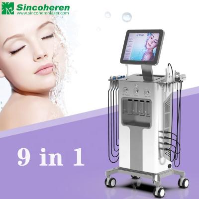 China Wrinkle Remover 9 in 1 Dermabrasion Hydra Skin Skin Rejuvenationl Dermabrasion Machine for sale