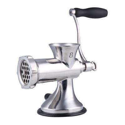 China Hotels Manual Stainless Steel Meat Grinder Meat Grinder Chopper #5 #8 #10 #12 #22 #32 Stainless Steel LFGB Standards for sale