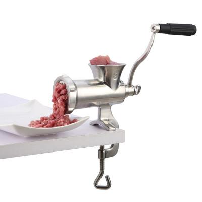 China Full #5 #8 #12 #10 #22 #32 Stainless Steel 304 or 204 Full Meat Grinders Manual Cleavers Meat Grinders for sale