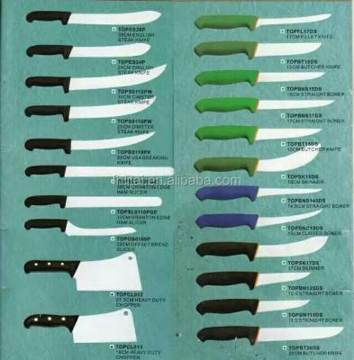 China butcher supply and butchery tools smallwares knives for sale