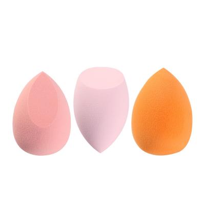 China Customized wholesale high quality purple pink red yellow eco-friendly logo latex free beauty sponge cosmetic make up sponge blender for sale