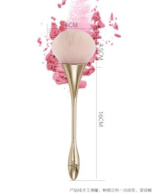 China Wholesale Face Brush Makeup Brush Gifts Soft Dense Synthetic Hair Wood Handle Makeup Brush Skin-friendly Private Label for sale