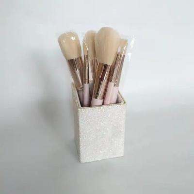 China skin-friendly gifts wholesale private label green 12pcs makeup brushes professional tool soft makeup brush for sale