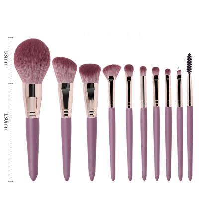 China Angular blush porcelain wholesale brushes for natural luxury lips and eyebrows makeup brush wholesale price makeup brush set hair 10pcs makeup brushes for sale