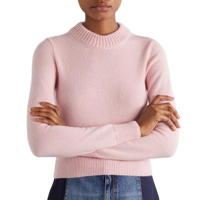 China Anti-wrinkle OEM/ODM manufacture knitted soft women cashmere pullover winter cashmere pullover sweater for women for sale