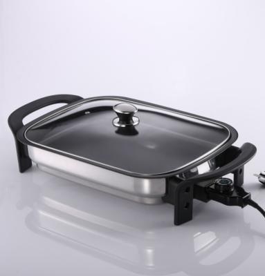 China Modern Stylish Multifunctional Temperature Control Pan Skillet Electric Frying 110V 220V for sale