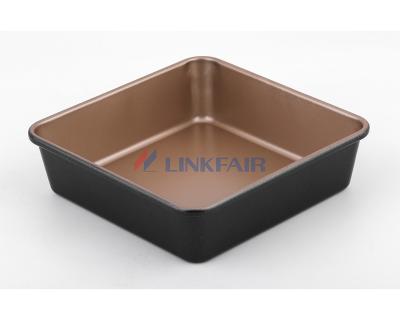 China Sustainable Non Edge Carbon Steel Stick Square Classic Roll Cake Pan for sale