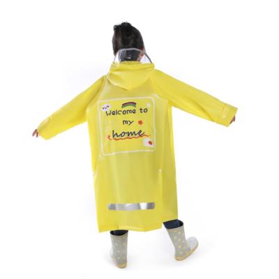 China Direct Style Children's Cute Colorful Romantic Eva Material Cute Factory Supply Raincoat for sale