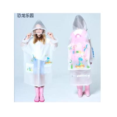 China Factory cute high quality realistic three-dimensional cartoon colorful fairy tale children's raincoat for sale