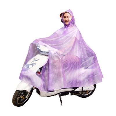 China 100% Thickening Adults Motorcycle Raincoat Outdoor Increased Raincoat Upright Poncho For Men for sale