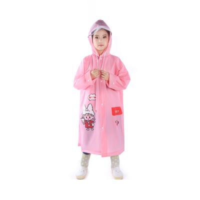 China Customized Environmental Colorful Children's Raincoat Windproof Kids Raincoat Waterproof Rainwear Hoodie for sale