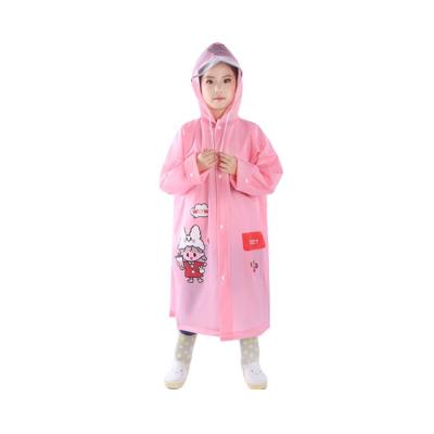 China Customized Environmental Cute Reusable Student Windproof Raincoat Cheapest Soft Kids Waterproof Raincoats for sale