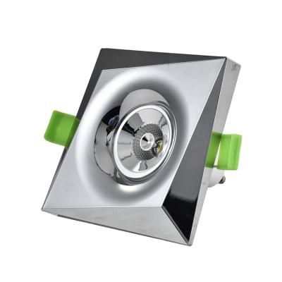 China Smiple style Zhongshan Lightings aluminum recessed spot lights led frame GU10 can housing mr16 adjustable for sale