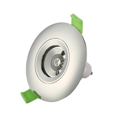 China Smiple 2021 style premium recessed led ceiling light frame mr16 gu10 adjustable bulb fitting downlight for sale