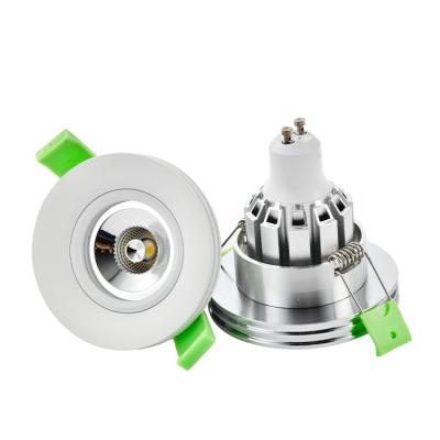 China Smiple Style MR16 Fixed Gu10 Indoor Mounting Anti-glare Recessed Housing Downlight Easy To Replace Led Downlight for sale