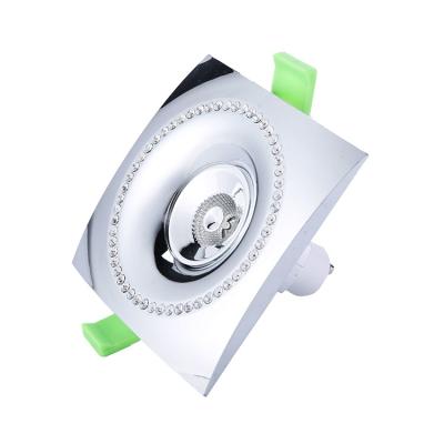 China Entry lux new design aluminum indoor recessed spotlight led mr16 housing gu10 luminaire spotlights frame for sale