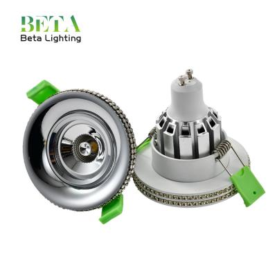 China Easy entry lux new design replacement BULB GU10 downlight frame recessed MR16 LED crystal spotlight for sale